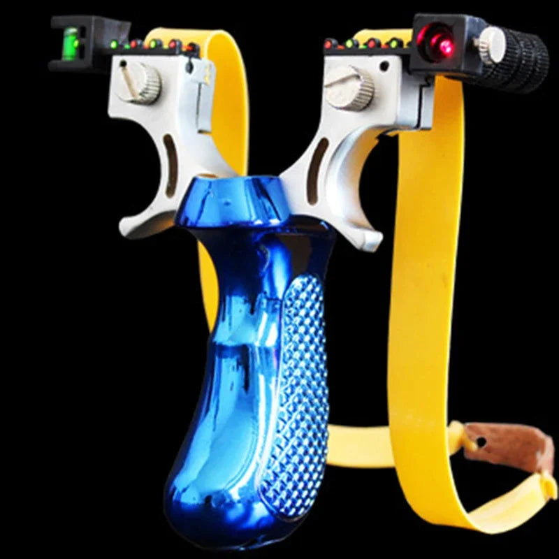 Hunting laser slingshot Outdoor high precision shooting slingsshot powerful spring sling shot catapult hunting acessories