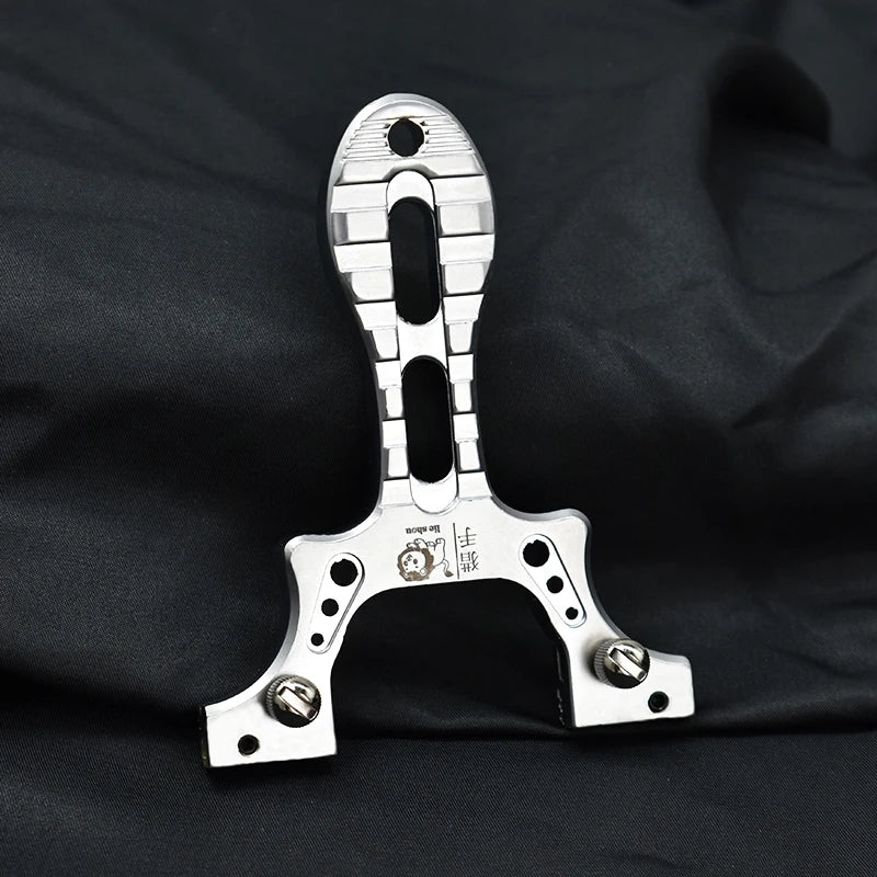 All-metal One-piece Professional Hunting Slingshot Alloy Straight Handle Lightweight And Strong Hunting Sling For Accurate Shoot