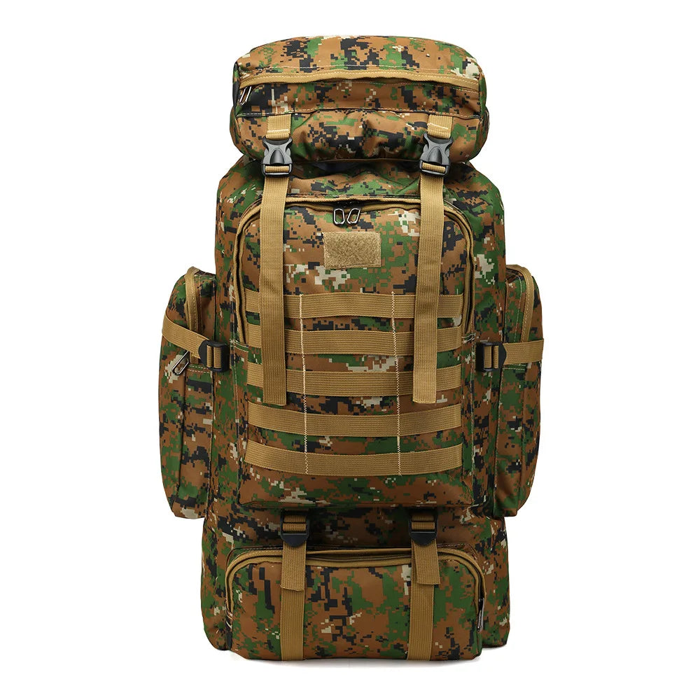 Tactical Backpack 80L, Military Backpack, Waterproof Backpack, Used for Camping, Hunting, Fishing, Hiking