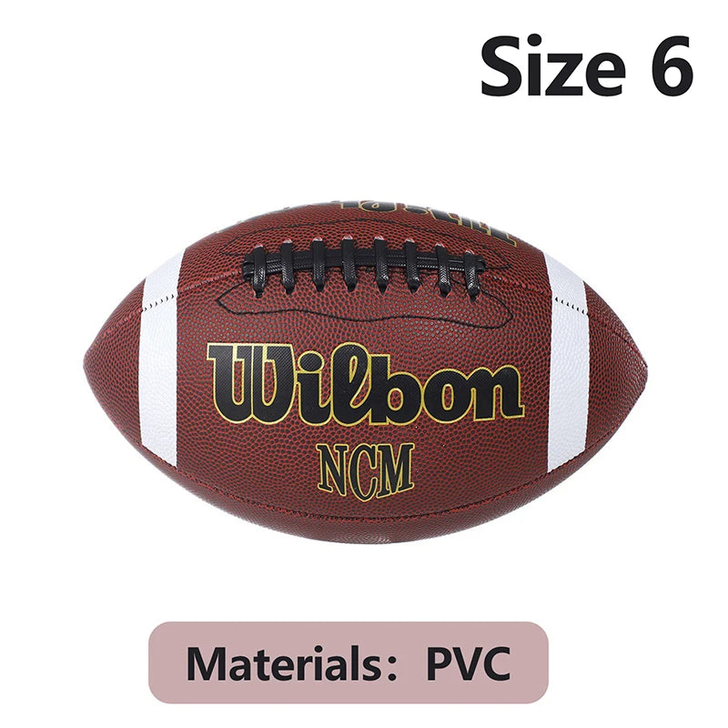 Standard Rugby Ball American Football Soccer Association Football Size 3 6 9 Sports Football Adult Kid Training Game Supplies