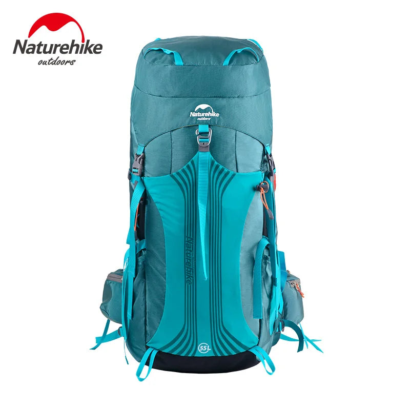 Naturehike 45L 55L 65L Hiking Backpack Outdoor Travel Climbing Camping Bag with Suspension System Waterproof Trekking Rucksack