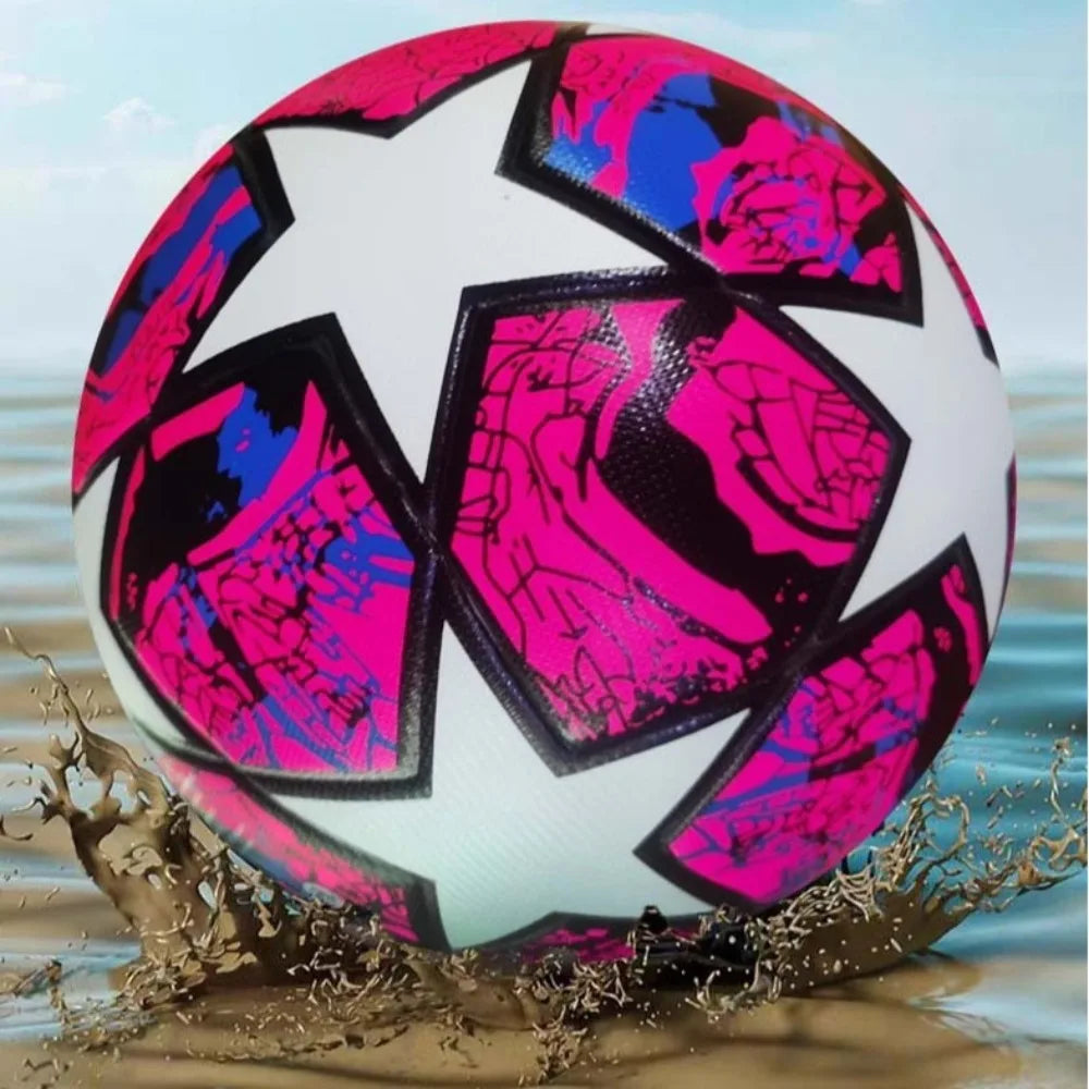 High Quality Standard Size 5 Soccer Ball Professional Seamless League Match Balls PU Material Children's Football School