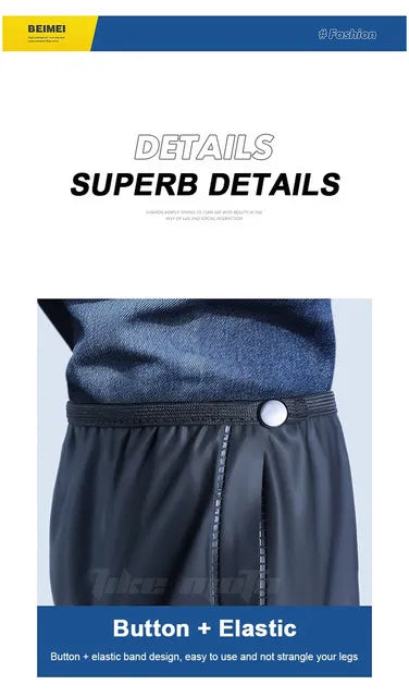 Motorbike Cycling Bike Reusable Rainproof Shoes Cover Motorcycle High Rain Boots Waterproof Reflective Snowy Non-Slip Footwear