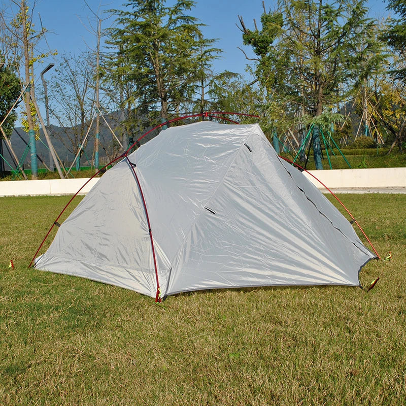 Ultralight Aluminum Poles Camping Tent for 2 Person, 4 Season, PU4000 Waterproof 210T Fabric, Easy to Set Up, Hiking Tents
