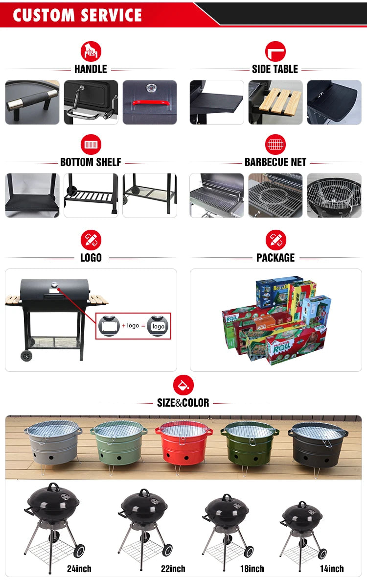 Multifunction Wood Fired Burning Pizza Oven Portable Outdoor Grill Top Pizza Oven With Fire Pit