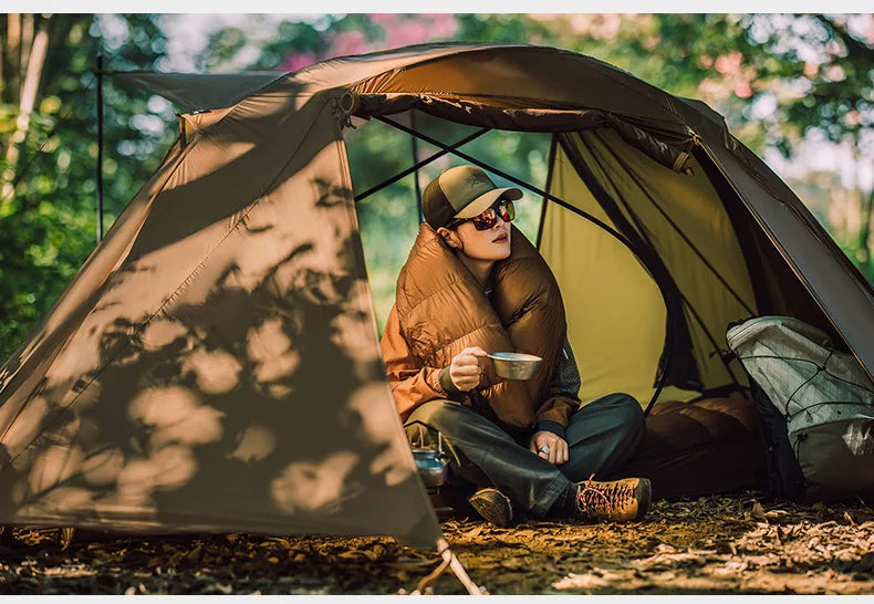 Thous Winds Camping Cot Down Winter Waterproof Sleeping Bag Down Camping Cot Down Backing Fit with Helinox Cot Camping Supplies