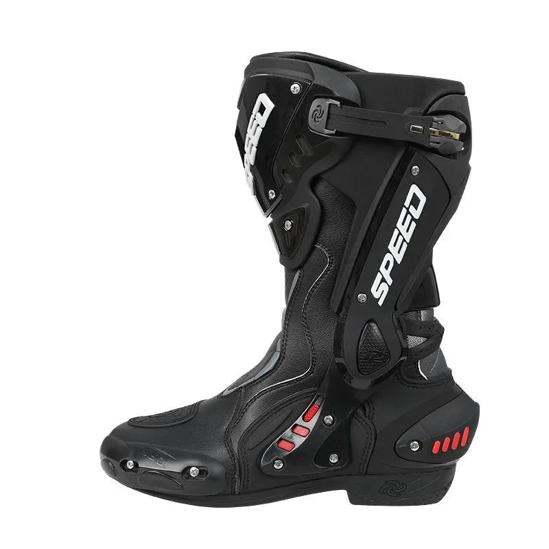 Professional Motocross Boots Breathable Water-repellent Off-Road Boots Anti-collision Riding Boots HighTop Racing Shoes