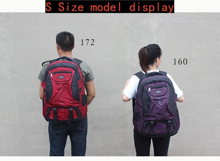 70L 85L Waterproof Hiking Backpack Large Capacity Outdoor Climbing Sports Bag Men Women Travel Mountaineering Luggage Rucksack