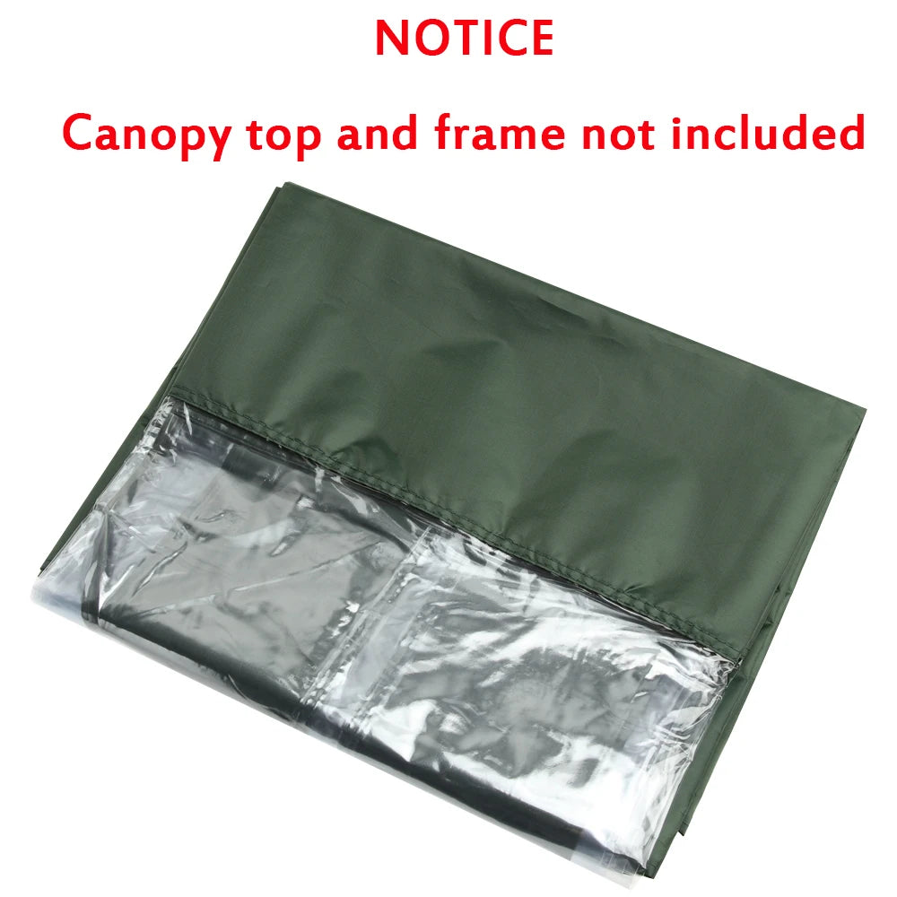 ZK30 Dropshipping Outdoor Tent Oxford Cloth Wall Rainproof Waterproof Tent Gazebo Garden Shade Shelter Without Canopy Top Frame