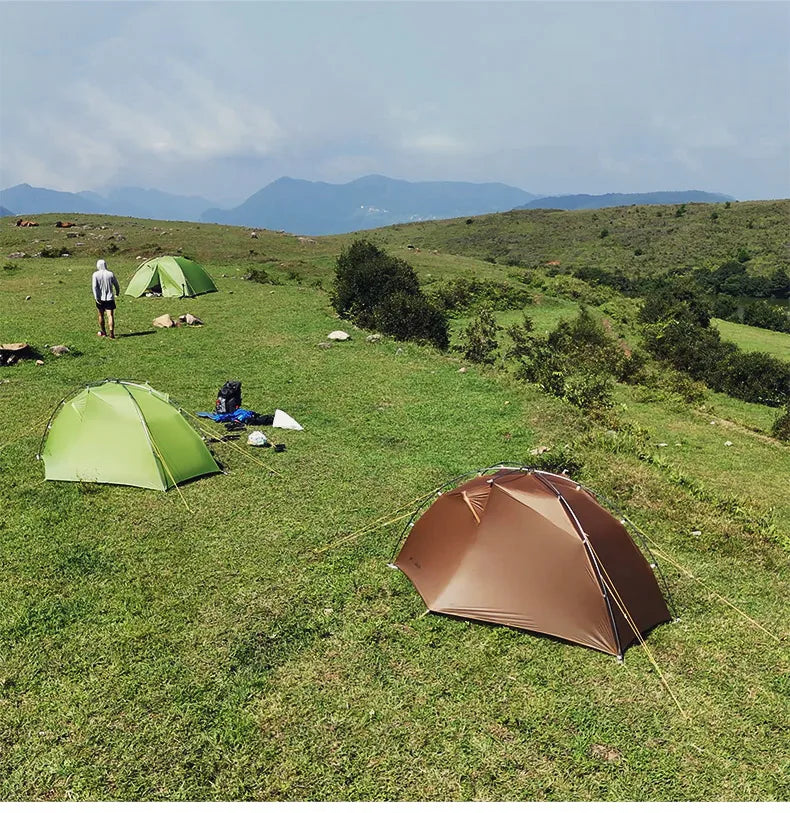 3F UL Gear Taiji 1 Tent Ultralight Single Person Outdoor Camping Tourism Tent Mountaineering Windproof Hiking Tent 1 Person