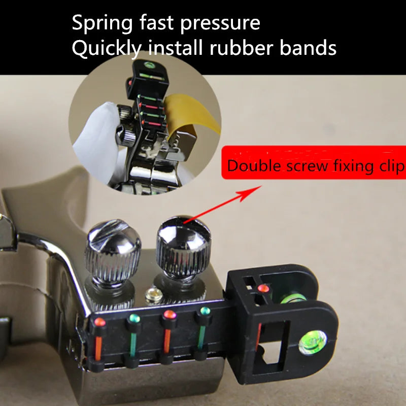 New Upgrade Slingshot Thickened Flat Rubber Band Outdoor Sports Quick Press Laser Infrared Hunting Launcher New Catapult Tools