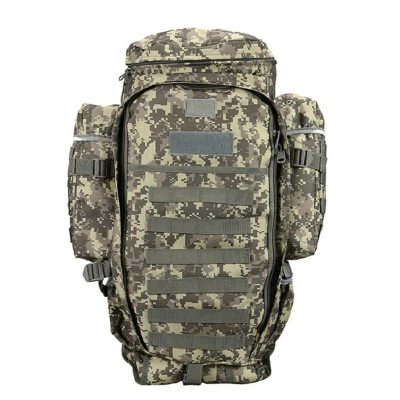 2024 70L Tactical Backpack for Men Outdoor High Capacity Hiking Bag Sports Attack Hunting Camping Rucksack Expanding