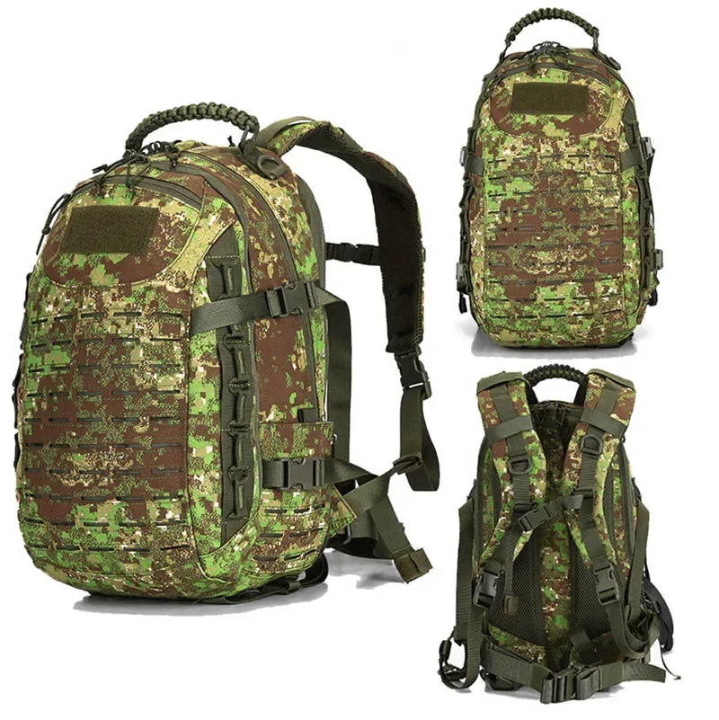 Outdoor Militar Tactical 25L Nylon Oxford Cloth Waterproof Both Shoulders Backpack Unisex Hiking Travel Camping Climbing Package