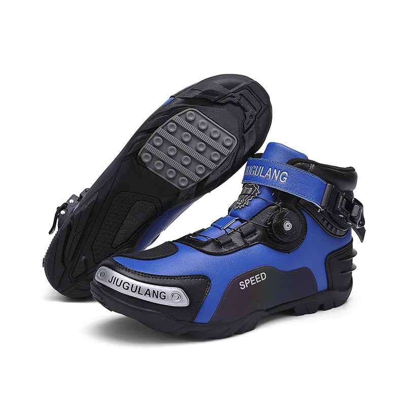 New Motorcycle riding shoes Motorcycle cross-country short boots Racing shoes Motorcycle cross-country shoes