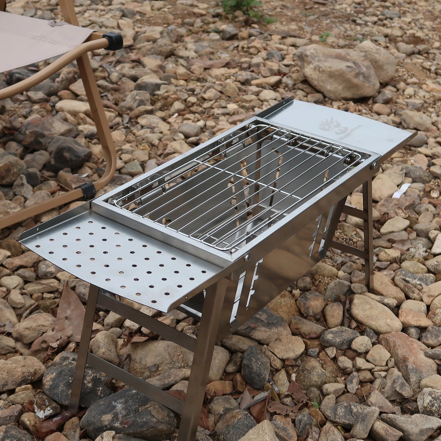 Wholesale Commercial Grills BBQ Outdoor Camping Portable Stainless Steel Charcoal Barbecue Grill