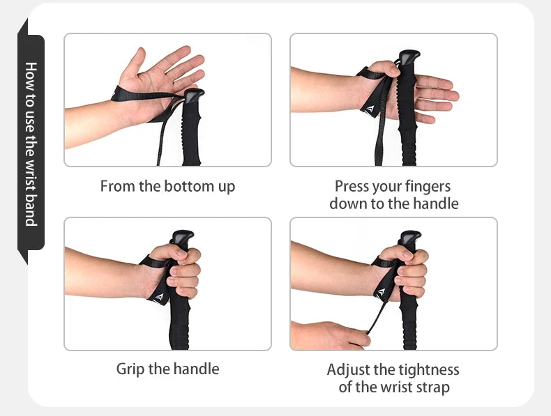 Naturehike Sunny Snow Base Walking Sticks Outdoor Children's Hiking Poles Men Women Camping Cane Ultralight Aluminum Alloy Trek