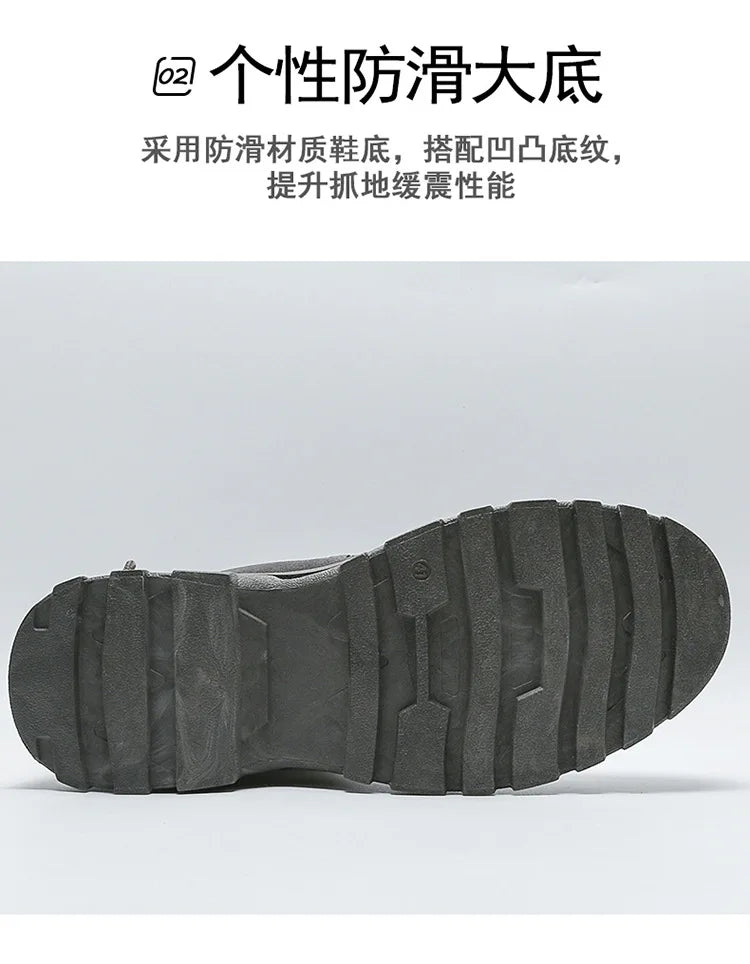 2025 Men Boots Tactical Military Combat Boots Men Ankle Boots  Outdoor Hiking Shoes Light Non-slip Men Desert Botas Working Shoe