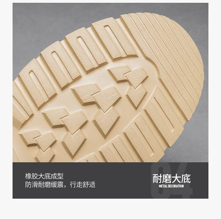 Men Ankle Boots Retro British High-top Men Boots Stylish Luxury High-top High Quality Leather Shoes Outdoor Men Motorcycle Shoes