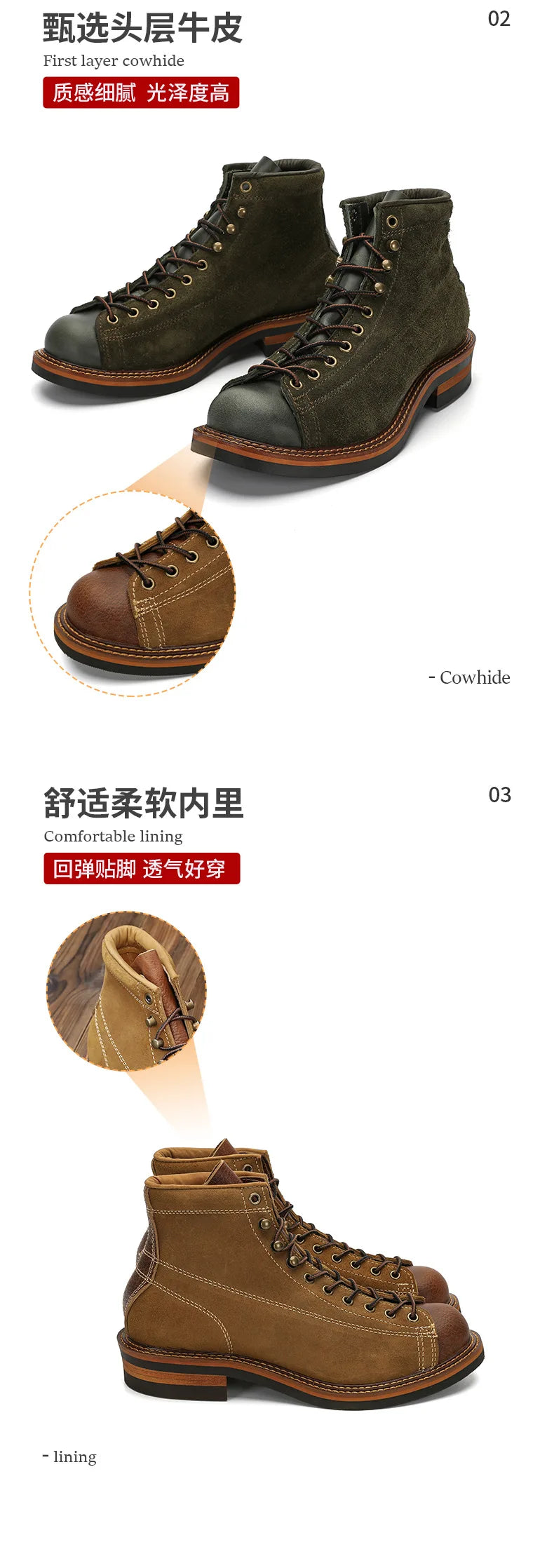 Motorcycle Boots Waterproof  Microfiber Material Moto Boots Motorcycle Shoes Motorbike Chopper Cruiser Touring Ankle Shoes