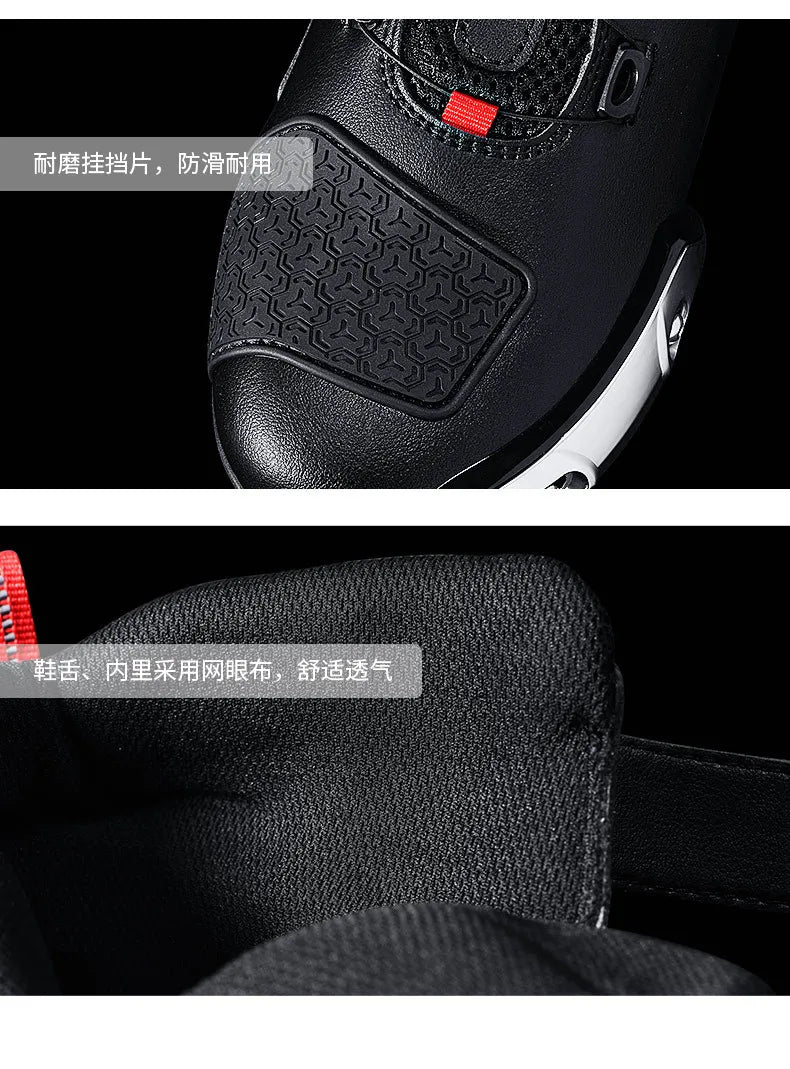 Scoyco Men Motorcycle Boots Motorcycle Shoes Enduro Motorcycle Boots Anti-fall Motorcycle Boots Breathable  Riding Boots