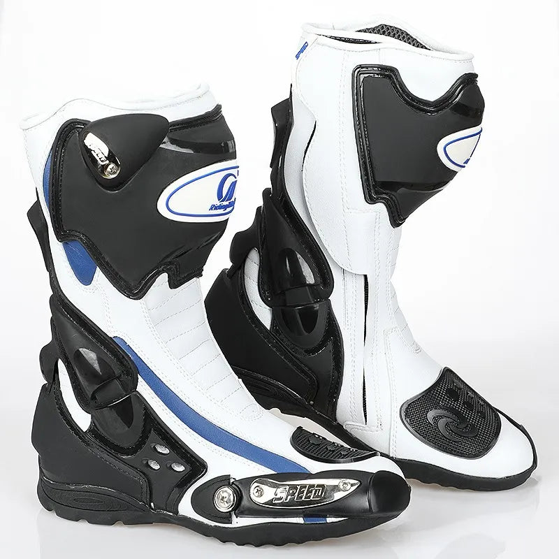 Motorcycle Boots Men Motorcycle Shoes Botas Moto Motocross Boots Motorbike Biker off-Road Racing Riding Boots