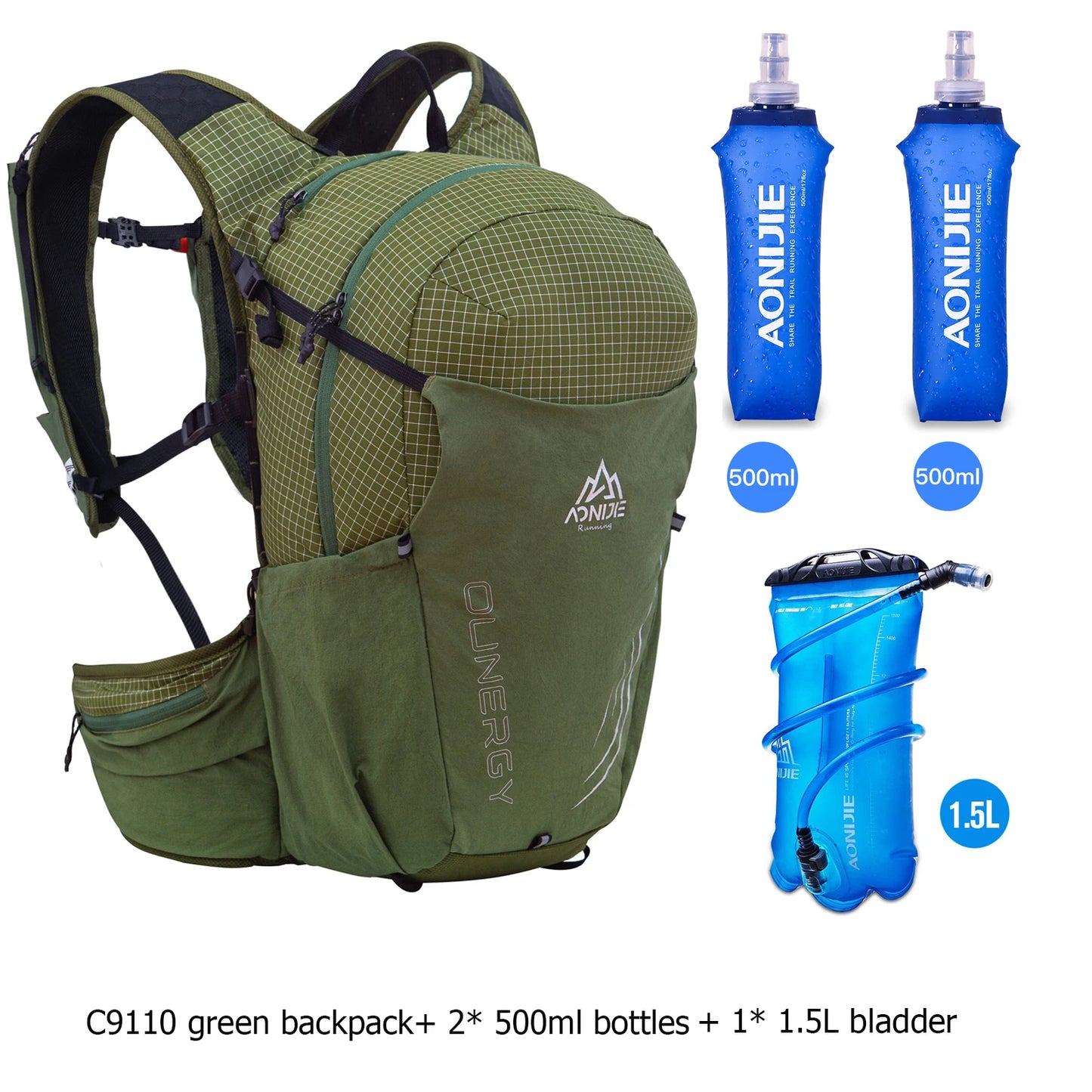 AONIJIE 30L Large Capacity Outdoor Climbing Backpack Camping Daypack Travel Bag For Hiking Trekking Mountaineering