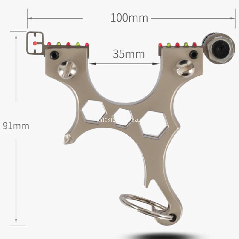 Alloy Slingsshot Multifunctional Slingshot High Precision Sling Catapult Slingsshot for Hunting Kit Adult Toys caza