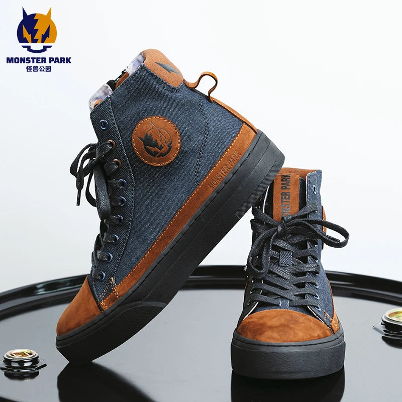 Boots for Motorcyclist Man Wear-Resistant Men and Momen For 4 Season Botas De Moto Motorcycle Shoes Riding boots Breathable