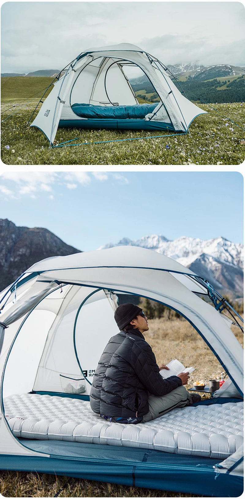Naturehike Jims Gear Outdoor Camping Tents 1-2 Person 15d Nylon Silicone Coating Ultralight 4 Seasons Hiking Picnic Travel Tents
