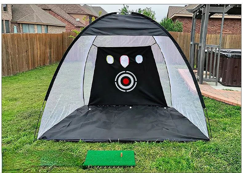 PGM Brand Golf Hitting Cage Indoor 2M 3M Golf Practice Net Tent Garden Grassland Golf Training Equipment Mesh Mat Outdoor Swing