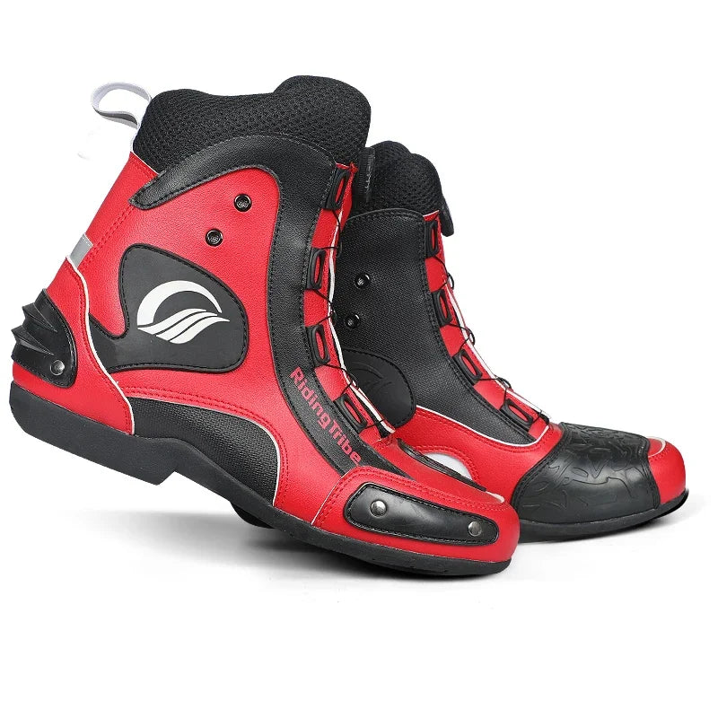 Riding Tribe Motorcycle Boots Motorcycle Riding Anti-fall Shoes Cycling Equipment Wear-resistant Men's Boots Multicolor Shoes
