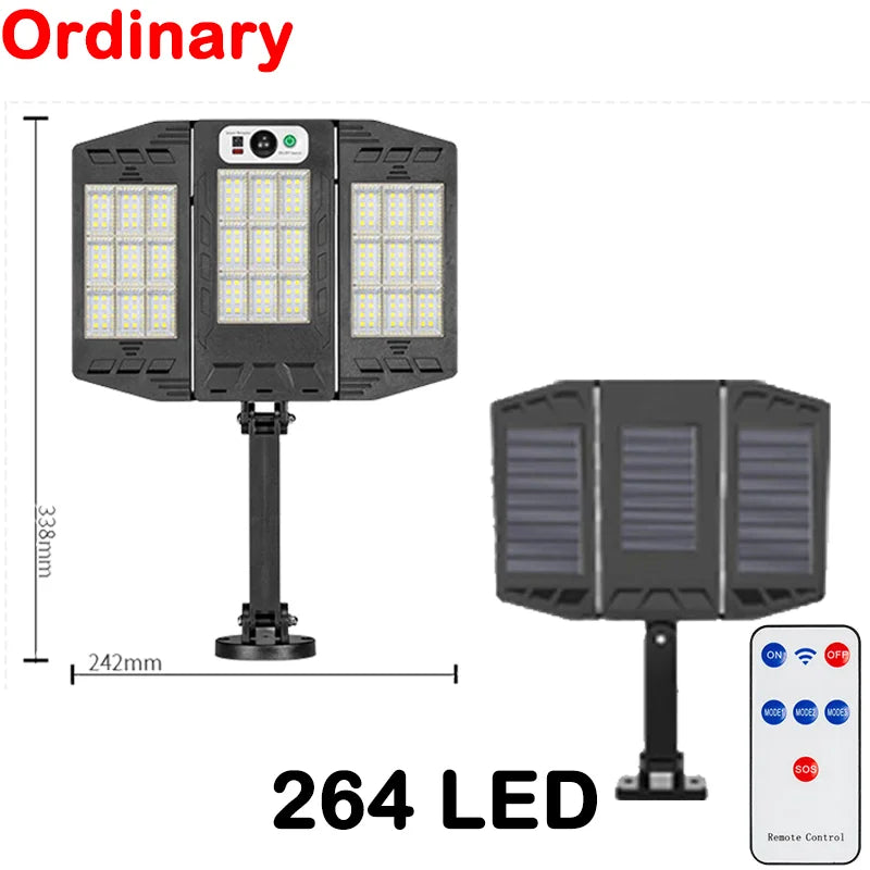 Powerful Outdoor Solar Lights Motion Sensor Waterproof Wall Lamp 800 LED Sunlight Lighting Garden with Gardening Street Light