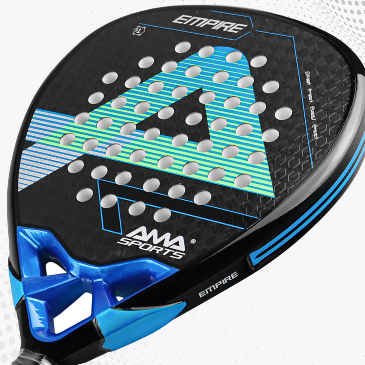 Padel Racket 12K Carbon Fiber Surface with EVA Memory Flex Foam Core Lightweight Padel Racquet with Bag POP Padel Tennis Rackets