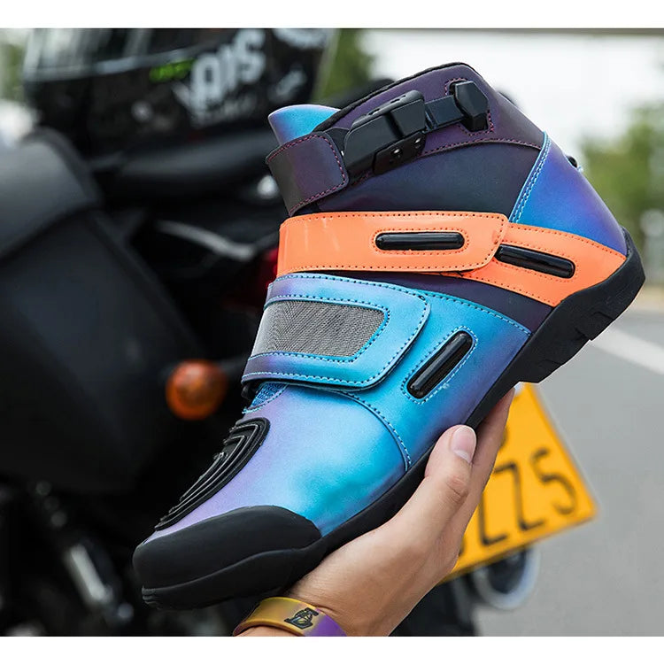 Motorcycle shoes Motorcycle riding shoes Male knight cross-country boots Racing short boots Motorcycle travel equipment