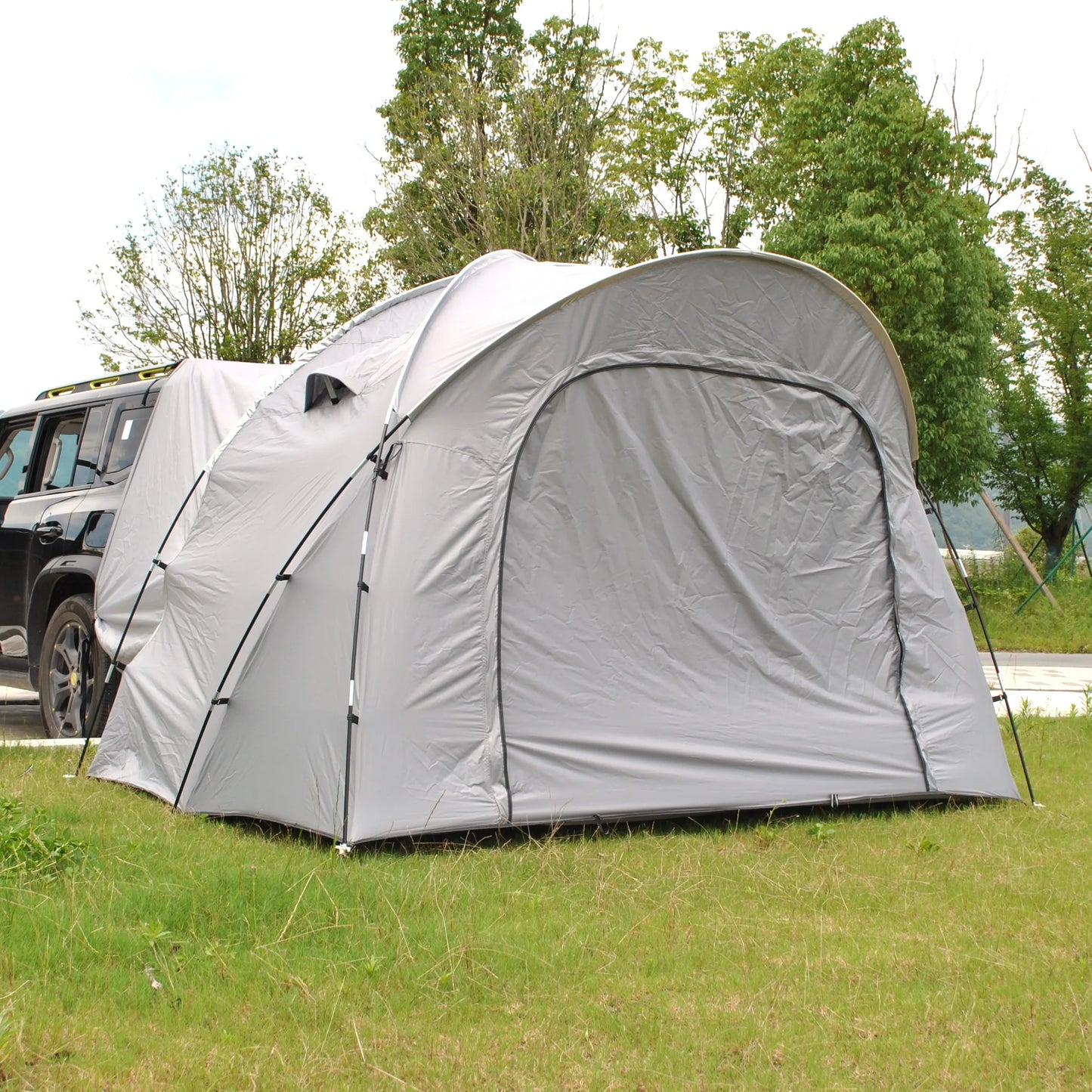 6 Person SUV Car Tailgate Tent - Double-Layer PU3000mm Waterproof, UPF50+ UV Shield, EV-Compatible for Camping & Outdoor Multi-U