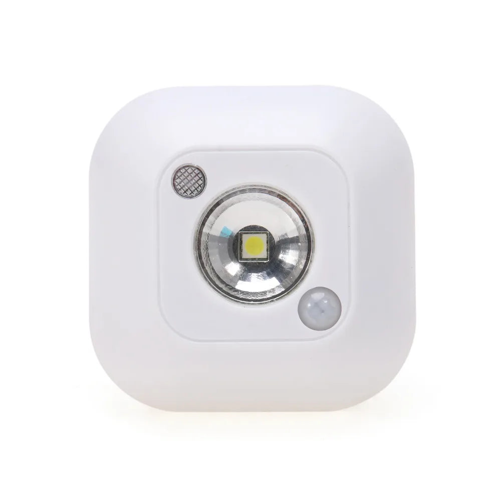 360° Battery Operated Indoor Outdoor Garden Motion Sensor Security LED Light New