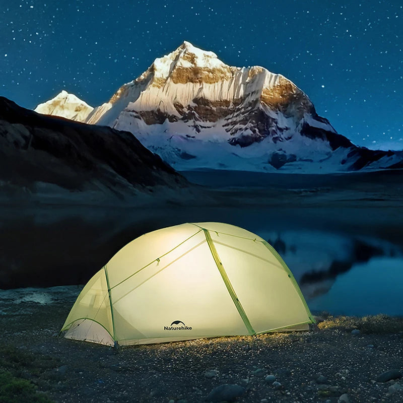 Naturehike Star River EXT Double Layer Camping Tent 10D Nylon 1 2 Person Ultralight  Outdoor Tent Waterproof Lightweight Tents