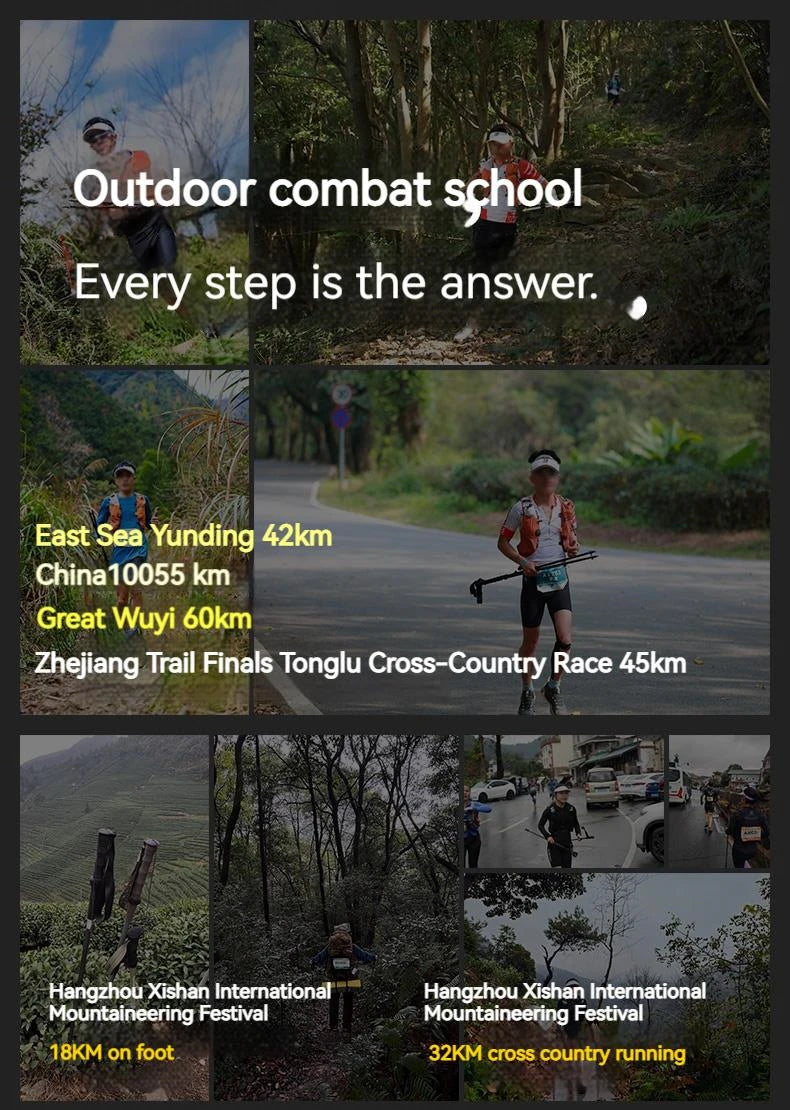 Naturehike 3K Carbon Fiber Collapsible Telescopic Sticks Trekking Pole Folding Portable Walking Stick Staff for Hiking Climbing