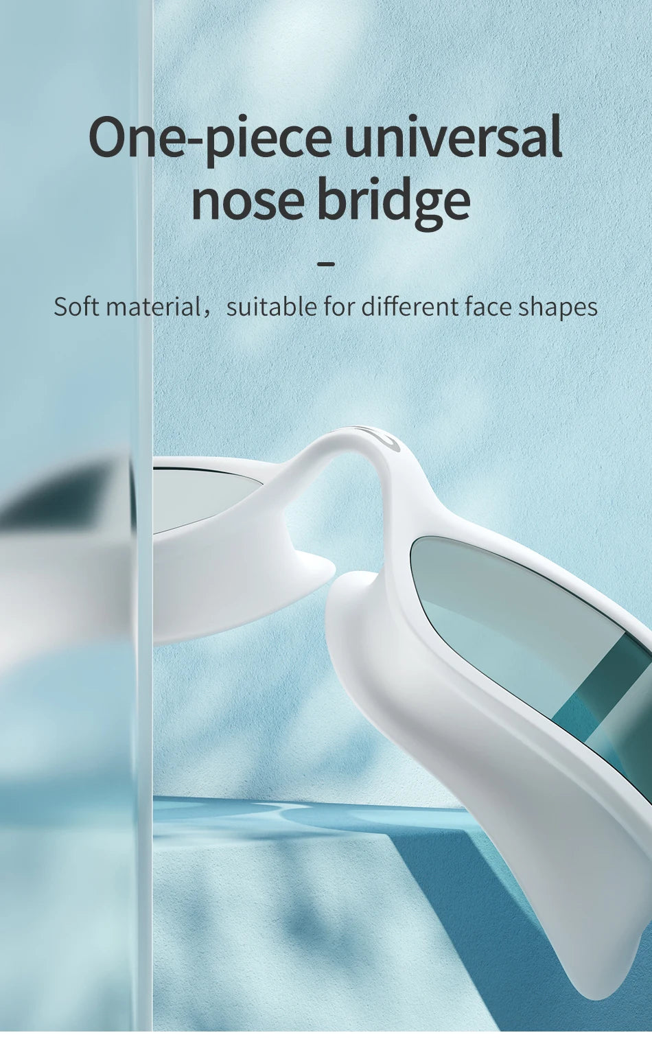 Copozz Swimming Goggles Waterproof VISTEX Anti Fog Mirrored Adjustable Silicone Swim Glasses Professional Swim Equipment Eyewear