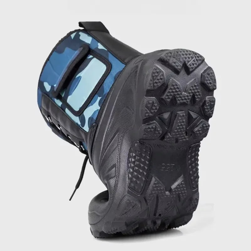 Winter Men's Waterproof Sneakers 2025 Outdoor Snow Boots for Men Thickened Warm Fishing Non-slip Hiking Boots Male Plus Size 46