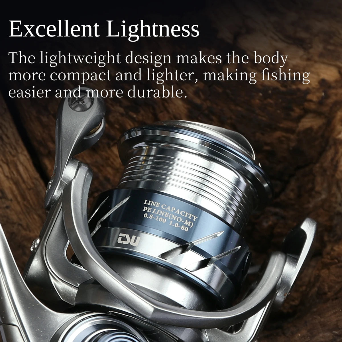 TSURINOYA METAL Spinning Fishing Reel MERLIN 1000 C2000S 165g baitcast reel  ULTRALIGHT &VERSATILE Saltwater Bass Pike Wheel