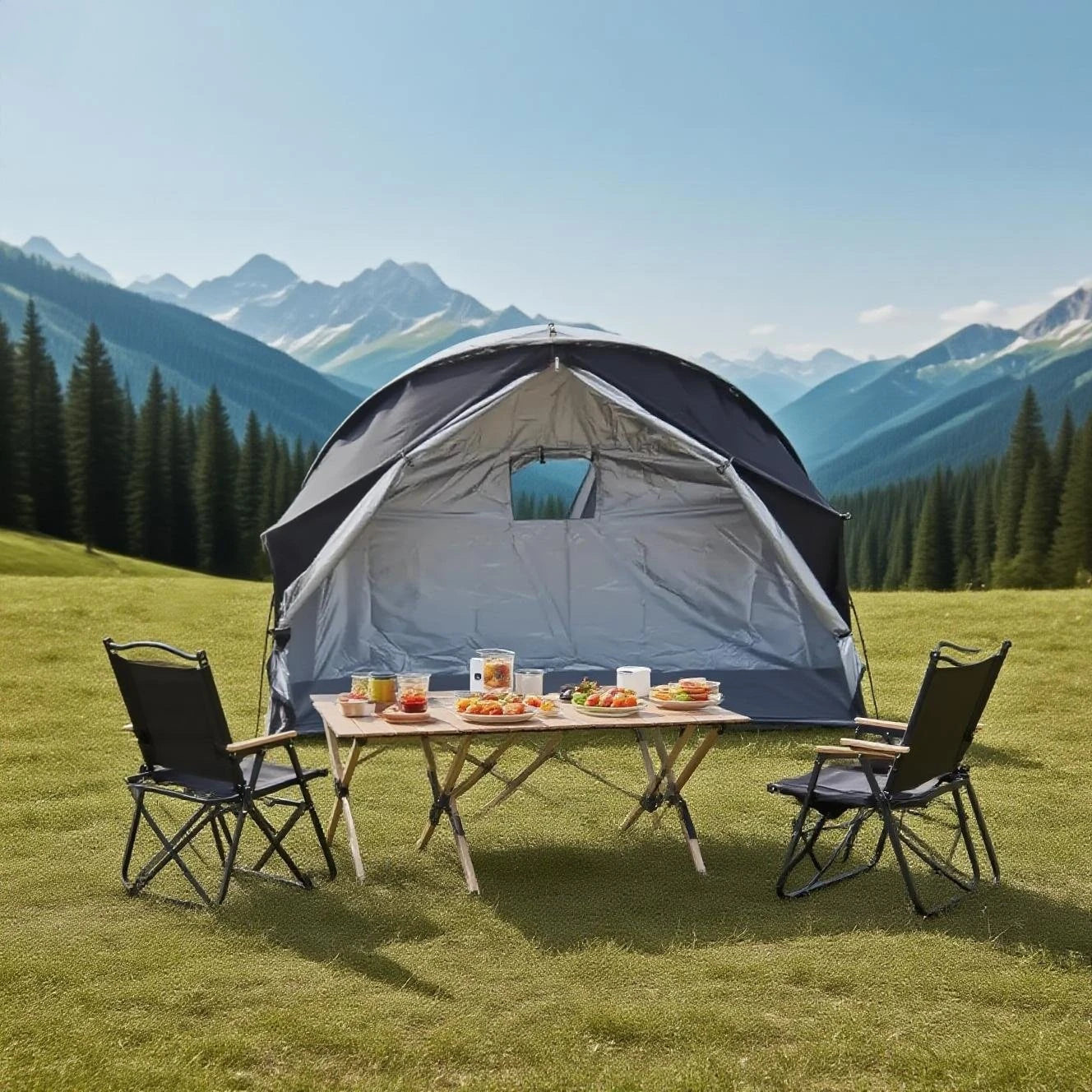 Breathable Mesh Tent for Backpacking - 1 Person All-Mesh Insect-Proof Camping Tent with Enhanced Airflow, Portable Sleep Shelter