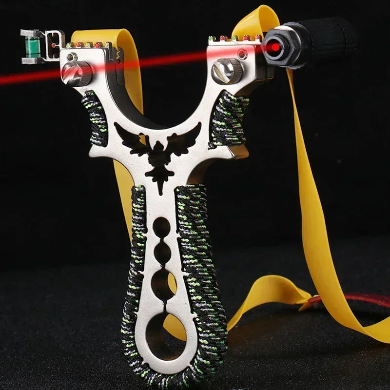 Sports Slingshot with Flat Rubber Band Professional Sling Shot Outdoor Shooting Tools for Hunting Catapult Toys Caza