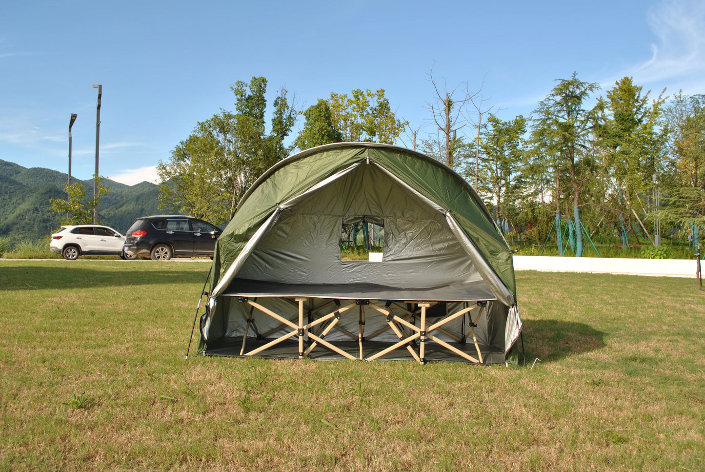 Durable Outdoor Individual Tent for Backpacking,CZX-725 1 Person Tent Not Include Cot,1 Person Tent,Ground Tent,Sleeping Tent
