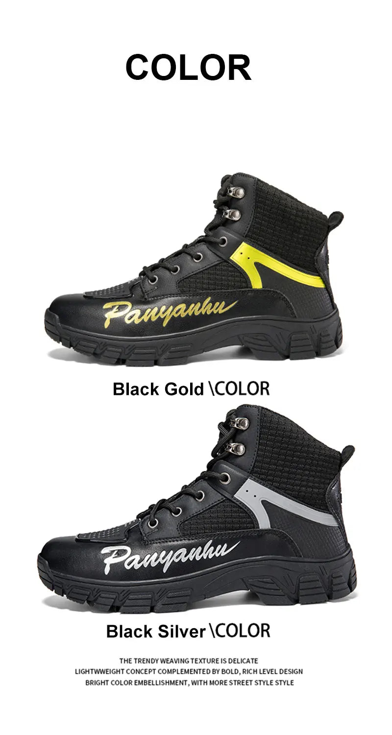 Motorcycle Boots for Man 2025 New Breathable Motocross Riding Boot Men's Motos Protective Shoes Motorbike Anticollision Shoes