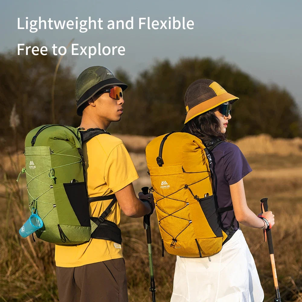 AONIJIE FH2524 24L Hiking Large Capacity Backpack for Women Men Multifunctional Lightweight Daypack for Climbing Camping Touring