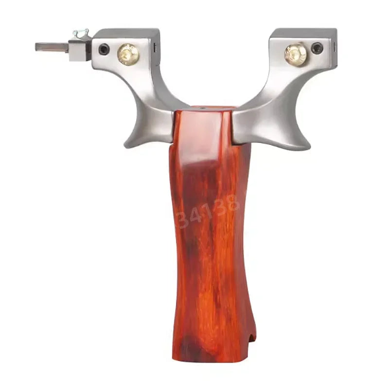 Outdoor Hunting Rubber Belt Shooting Stainless Steel Slingshot High-precision Catapult Sports Hunting Slingshot