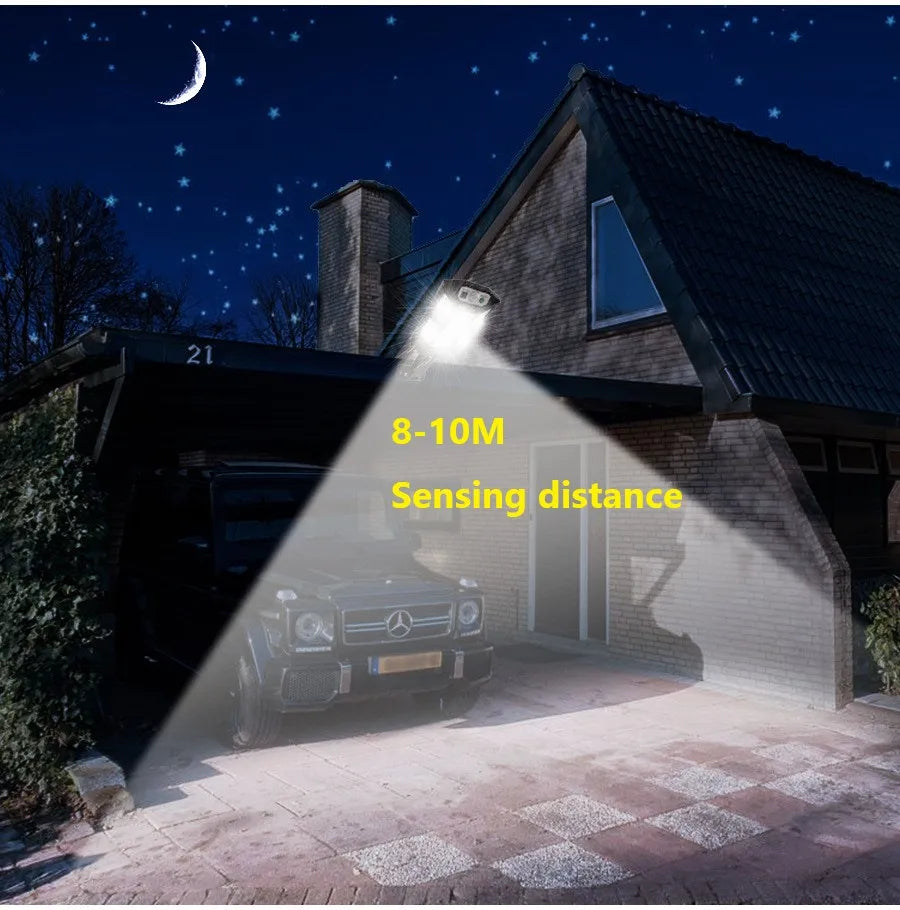 10000 Lumen powerful Solar Led Light Outdoor Solar Lamp of Motion Sensor 4Mode Waterproof Solar Garden Light Street Yard Lantern