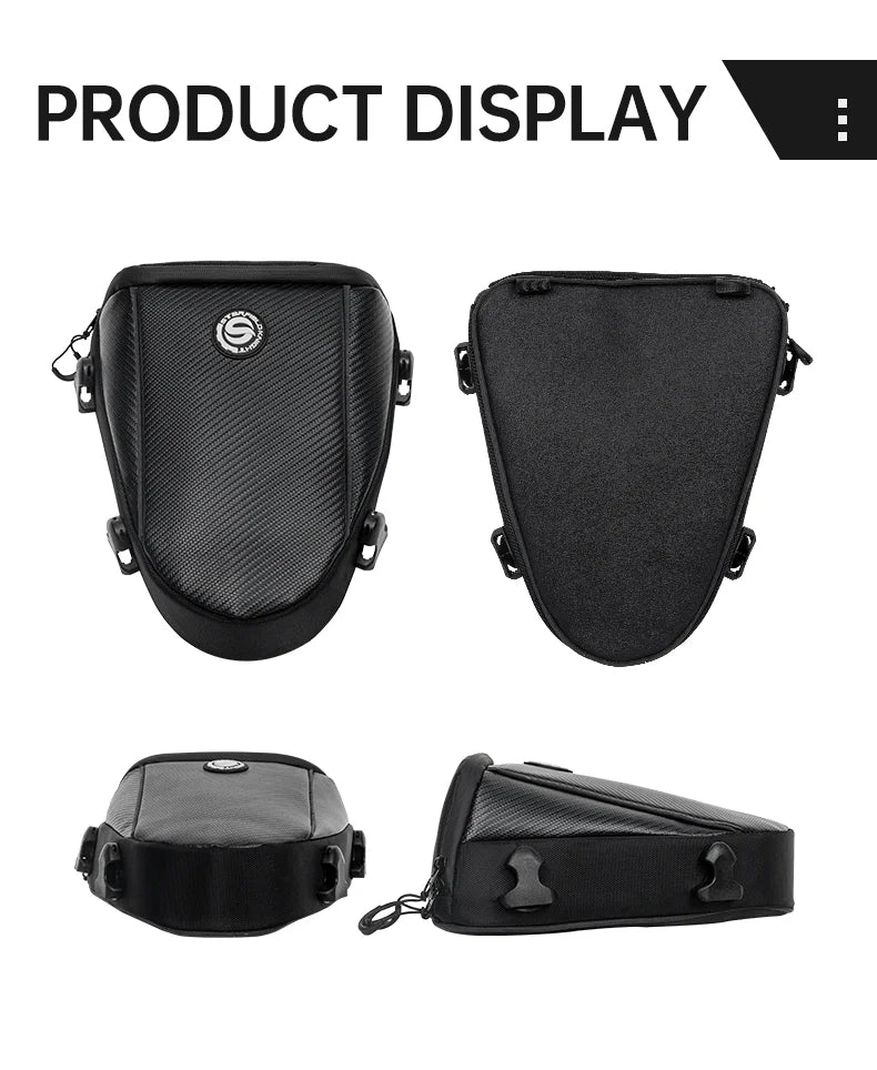 SFK Large Capacity Motorcycle Bag Rear Seat Bag Tail Pack Multifunctional Crossbody Bag Riding Gears With Outdoor Raincover