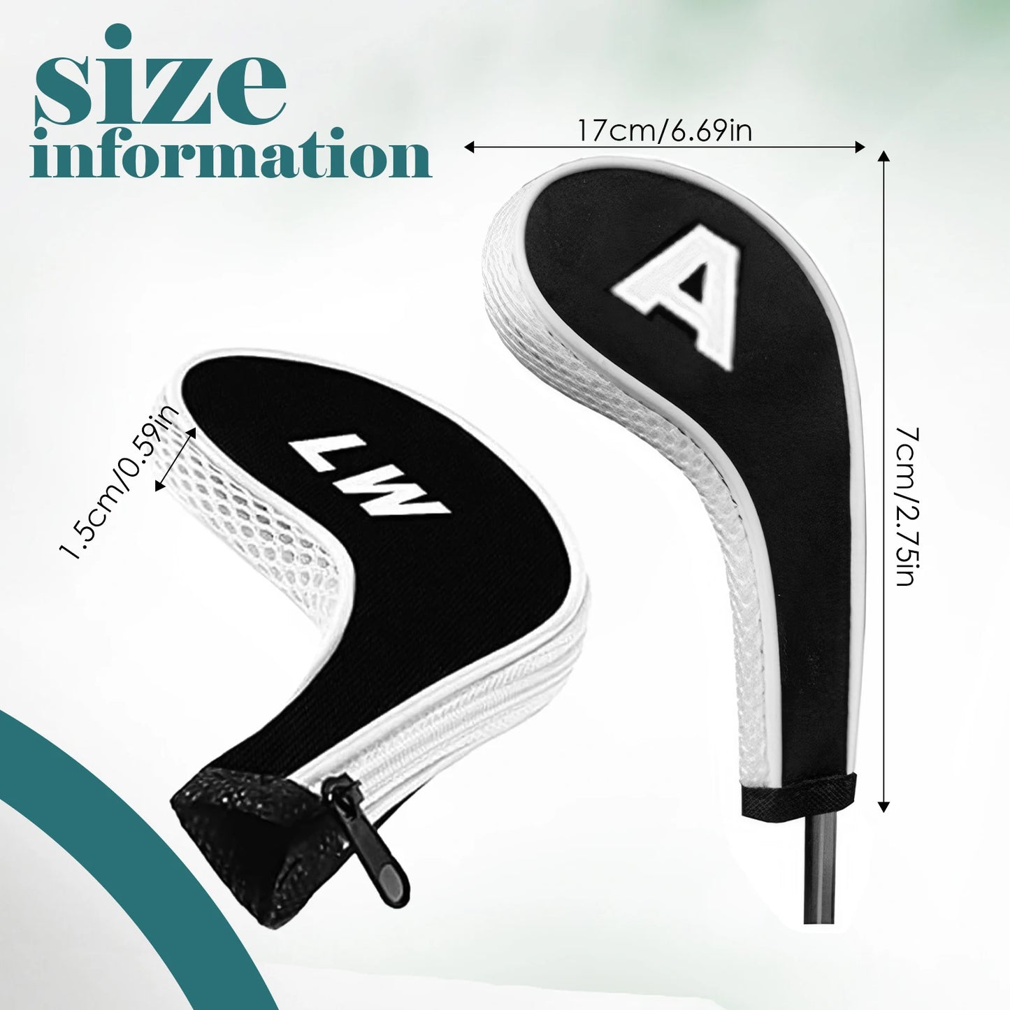 12piece Protective Cover Set Of 12 For Golf Club Head Irons Golf Supplies Accessories Golf Training